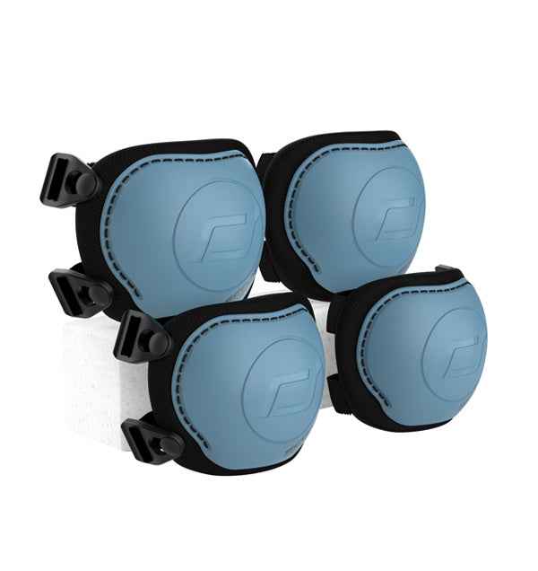 Scoot and Ride | Protective Set S Steel Grey/Blue