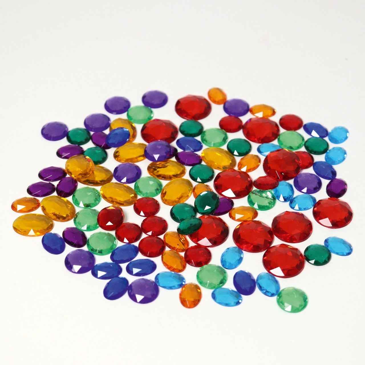 Grimm's - 100 small glitter acrylic stones