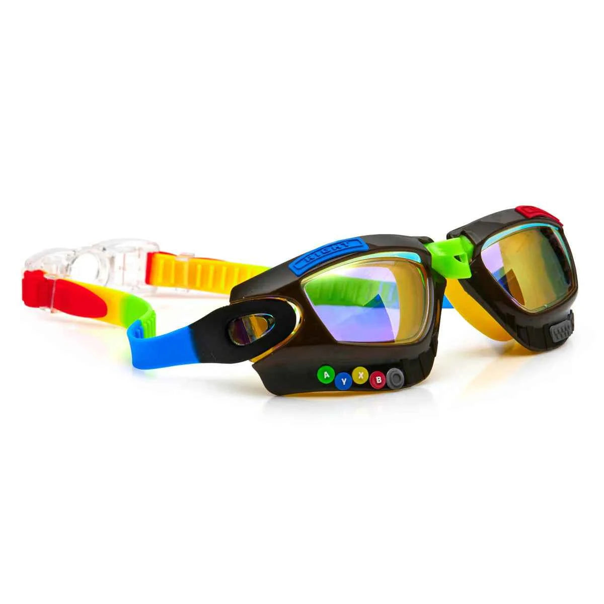 Bling2o | Gamer Jet Black Swimming Goggles +6Y