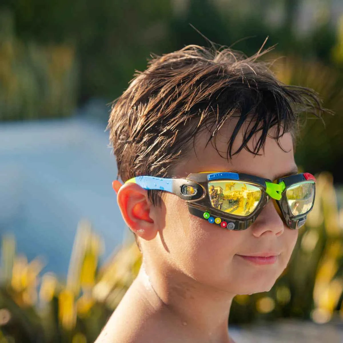 Bling2o | Gamer Swimming Goggles Jet Black +6Y