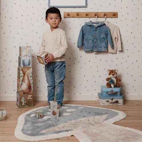 Little Dutch | kamertapijt mushroom paddenstoel 104x118cm