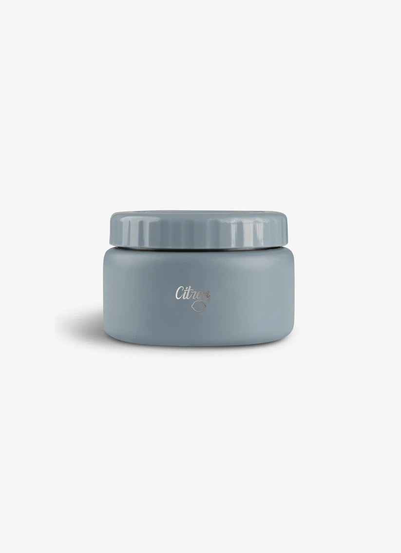Citron | Small Thermal Food Jar Dusty Blue - 250ml