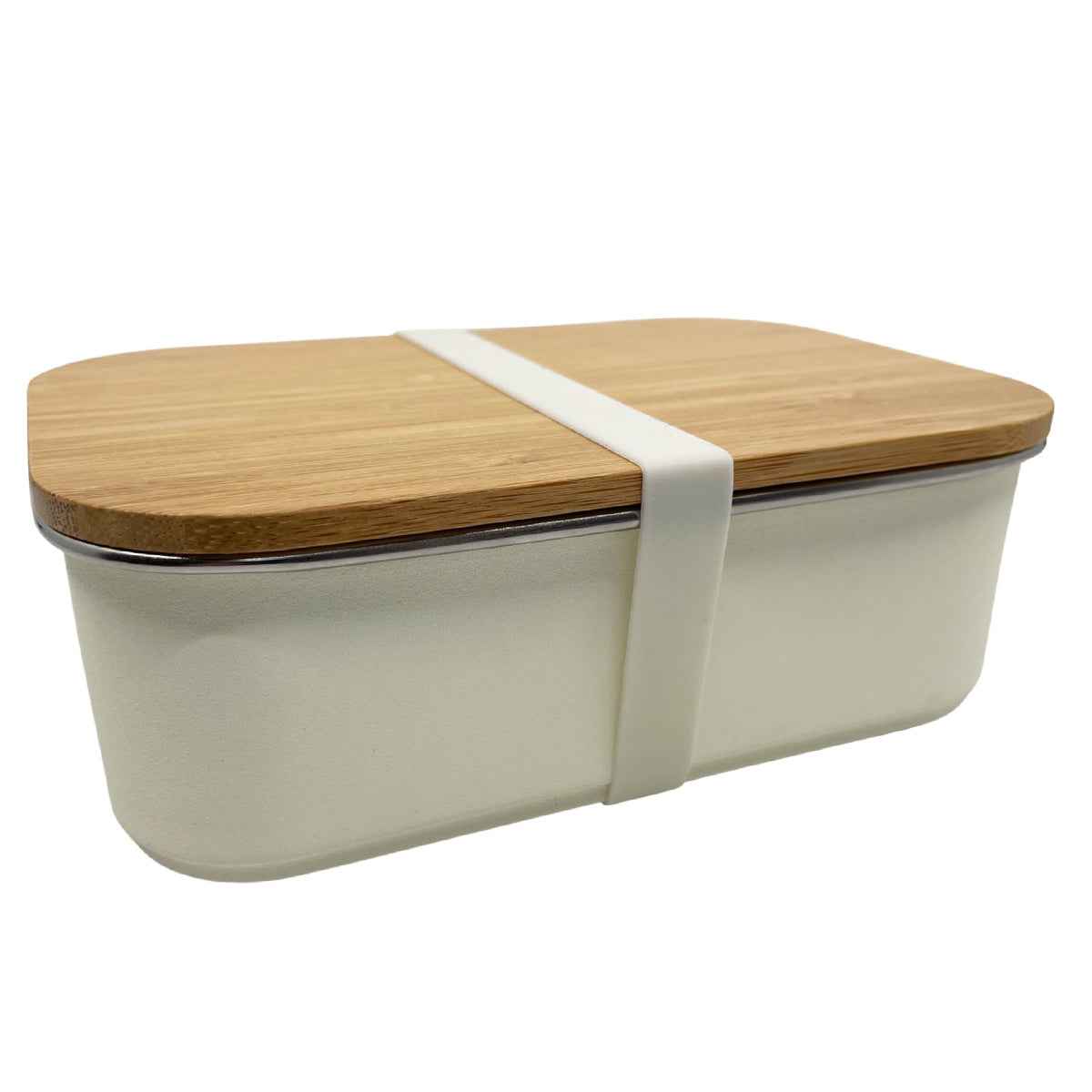 Smikkels | Lunch box with white bamboo lid 900ml