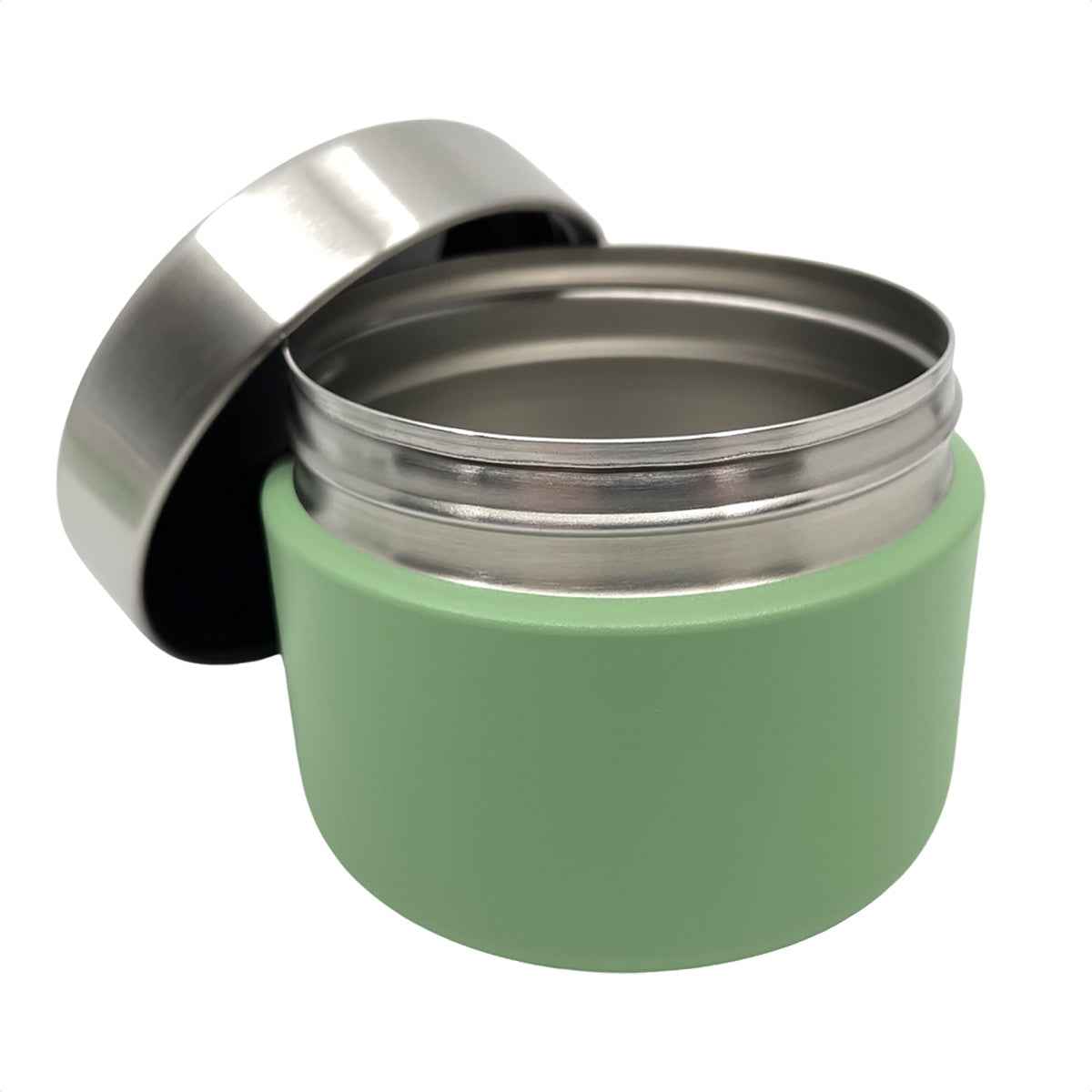 Smikkels | Voedselcontainer RVS Groen 420ml