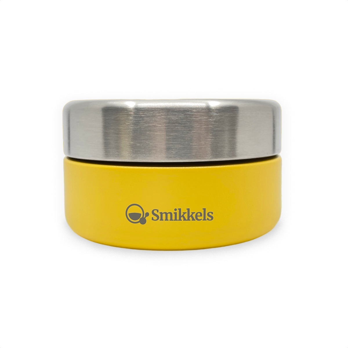 Smikkels | snackdoosje rvs geel 280ml