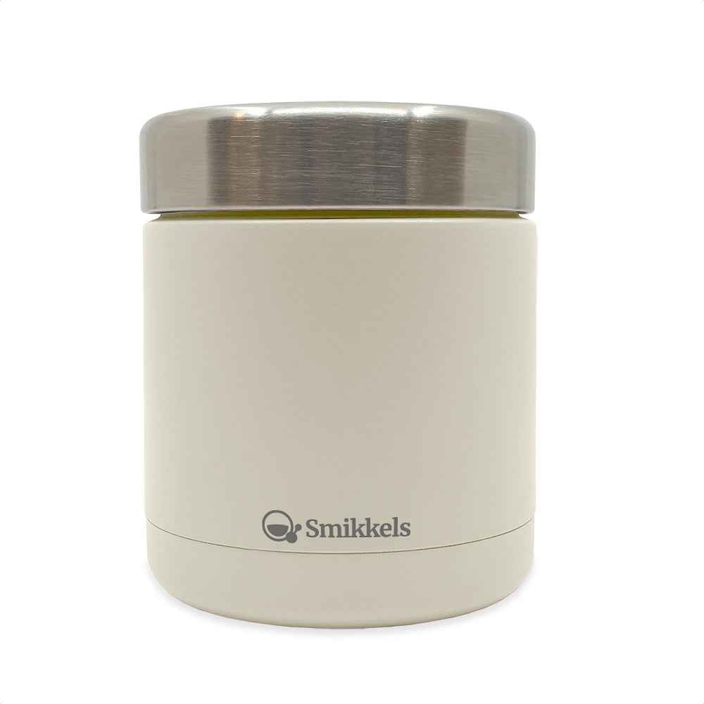 Smikkels | Thermos Stainless Steel White Food Container