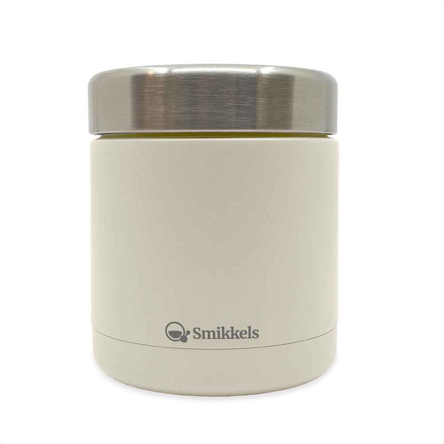 Smikkels | Thermos Stainless Steel White Food Container