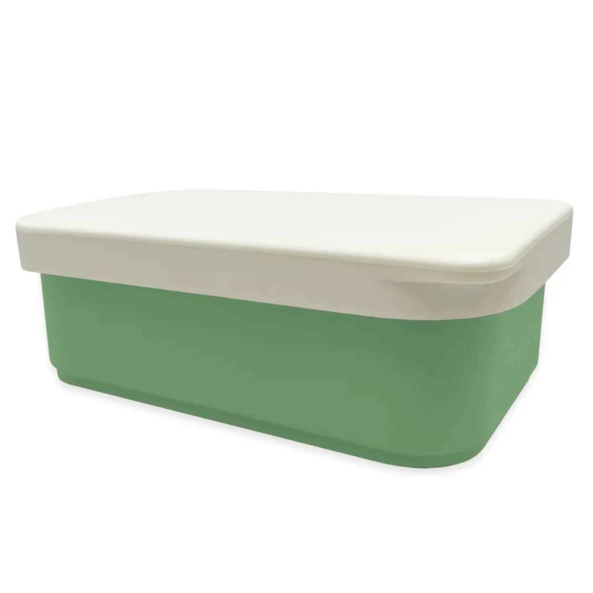 Smikkels | Green Lunchbox with Silicone Lid, 900ml