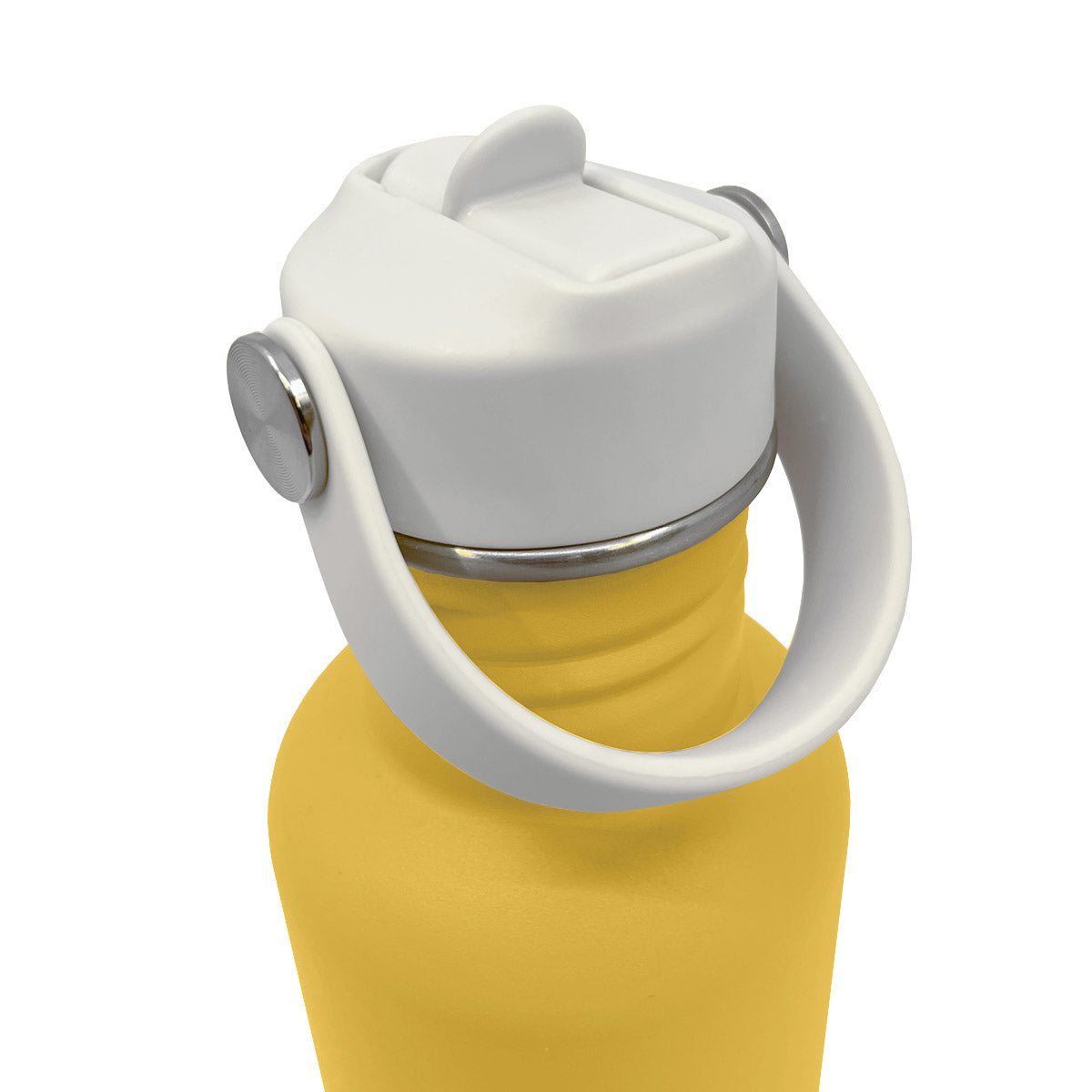 Smikkels | drinkfles rvs geel 350ml