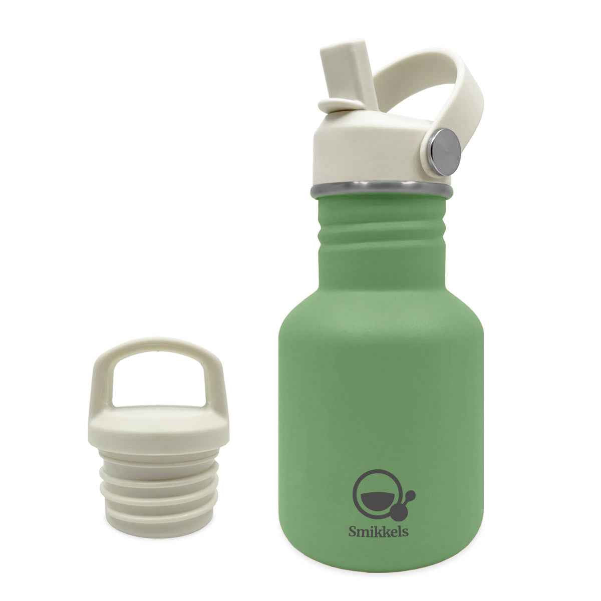 Smikkels | Drinkfles RVS Groen 350ml