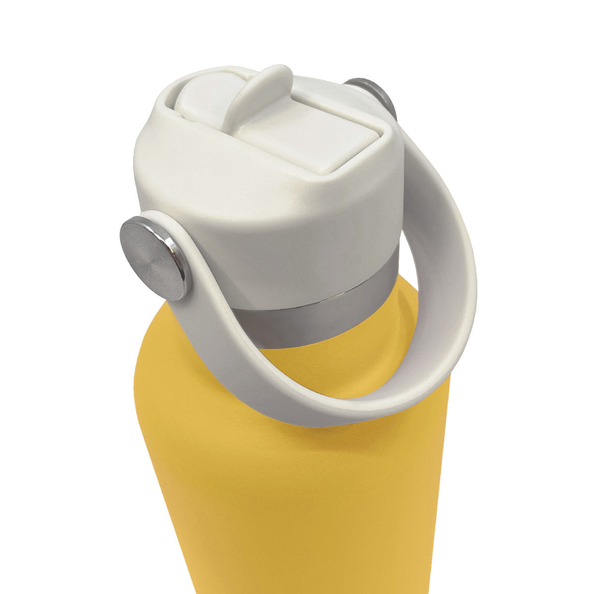 Smikkels | thermos drinkfles rvs geel 350ml