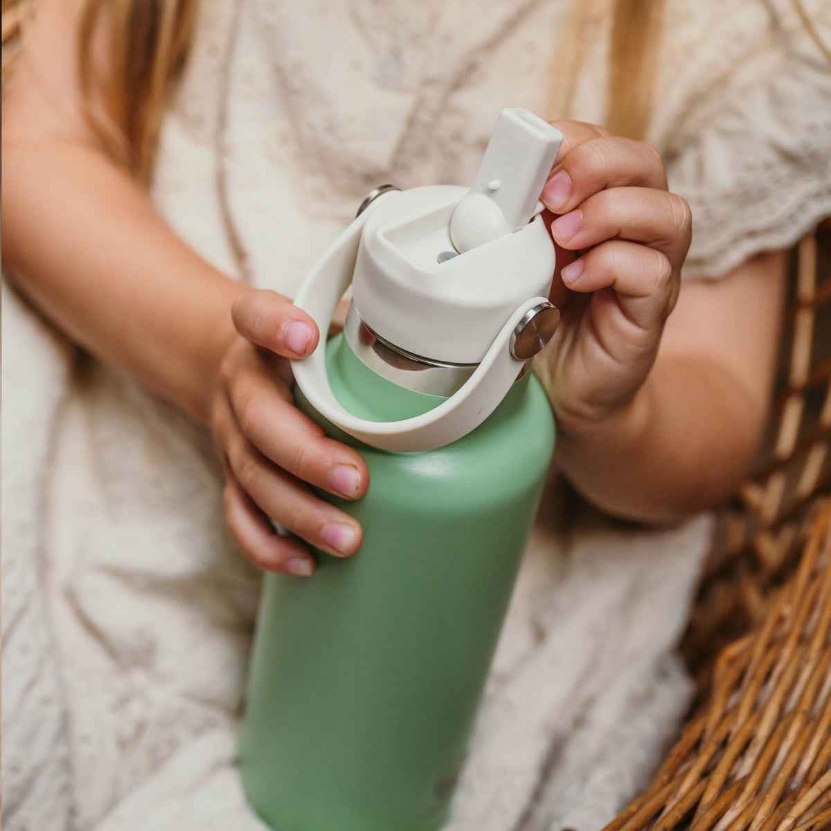 Smikkels | Thermos Drinkfles RVS Groen 500ml