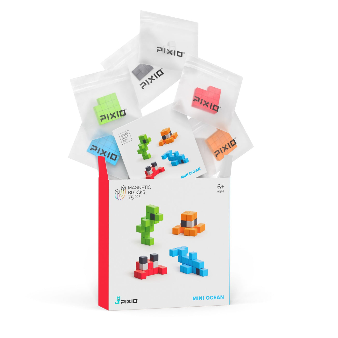 Pixio | Magnetische Blokken Story Series Mini Ocean 75 Stuks
