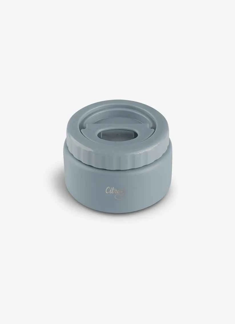 Citron | Small Thermal Food Jar Dusty Blue - 250ml
