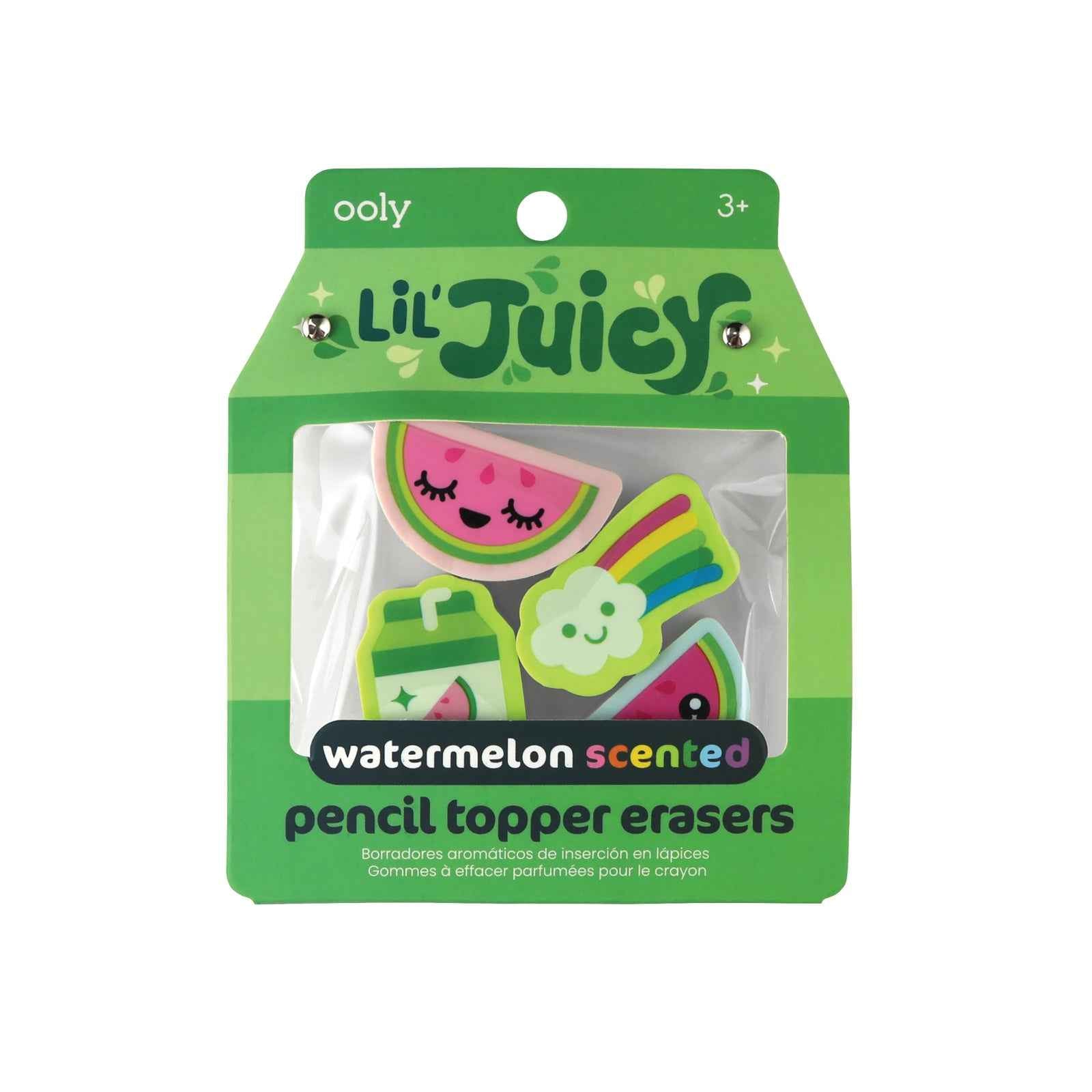 Ooly | Lil Juicy Watermeloen Geurende Potlood Gummen