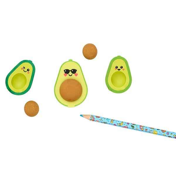 Ooly | Avocado Love Gum En Puntenslijper Set Van 3