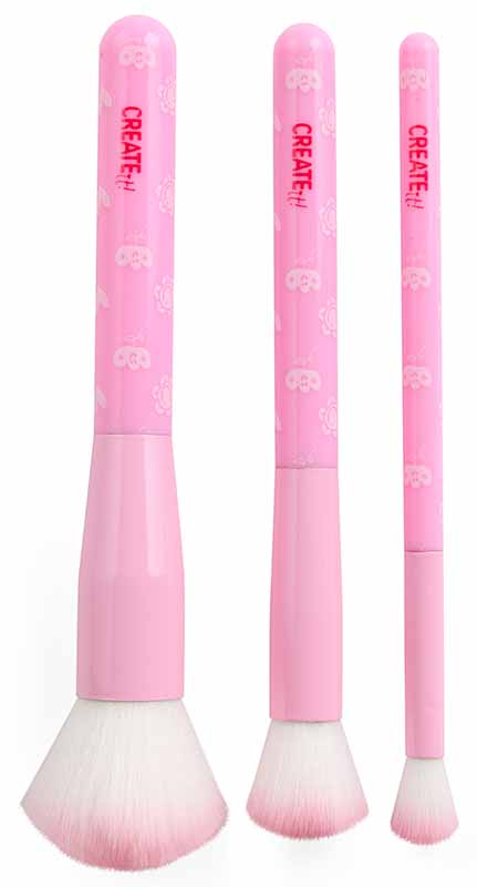 Create It! | Make Up Borstel Set 3-pack