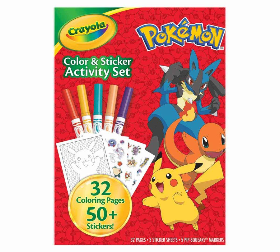 Crayola | Color & Sticker Activity Set Pokémon