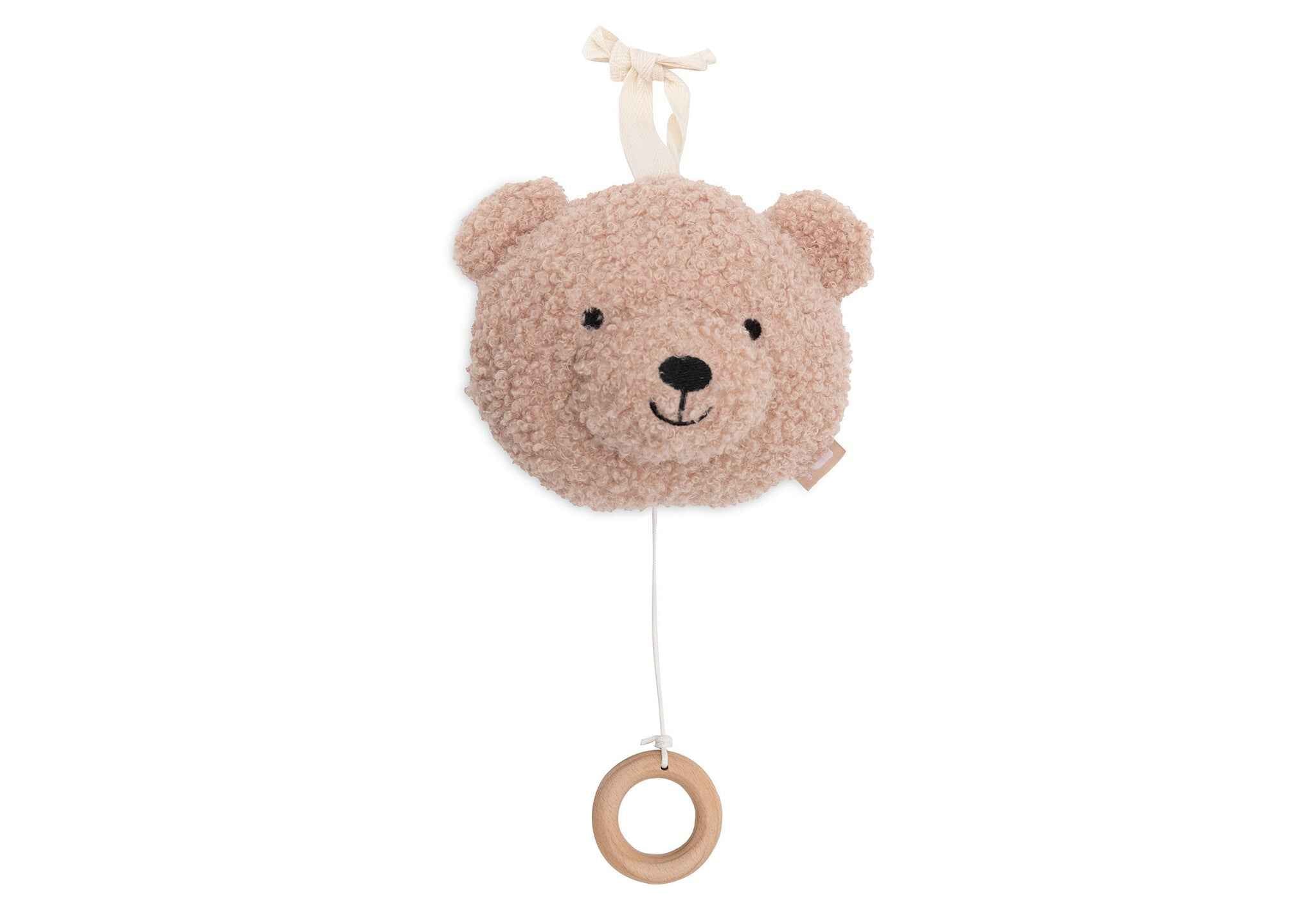 Jollein Muziekhanger Teddy Bear Wild Rose
