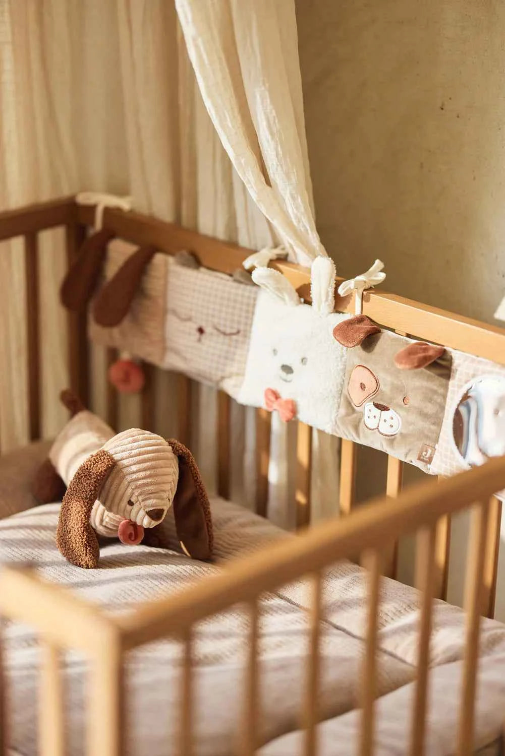 Jollein | Activiteiten Boxhanger Animal Friends/Elephant Tales Oatmeal