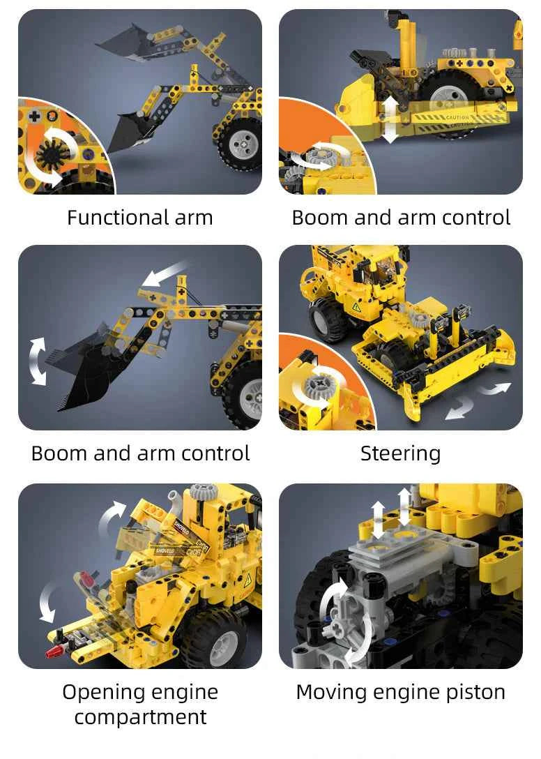 CaDA | Construction Series - Excavator 467 Pieces