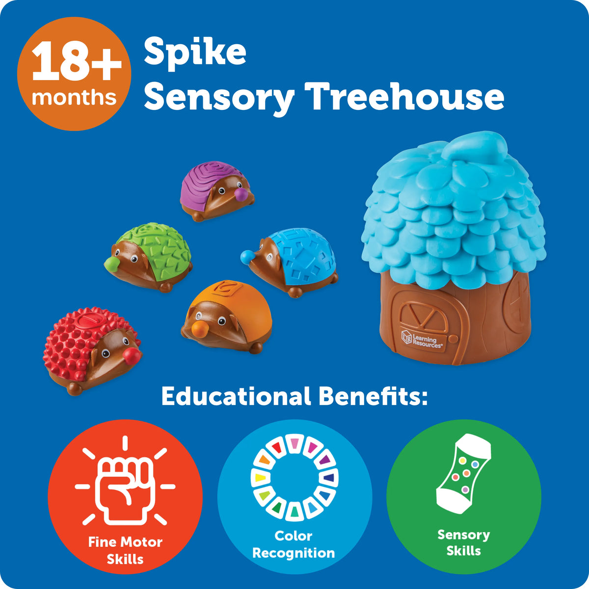 Learning Resources | spike fine motor hedgehog sensory tree house