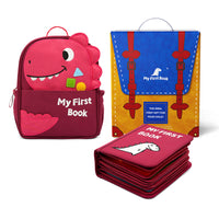 My First Book | geschenkset everyday life rugzak+boek rood