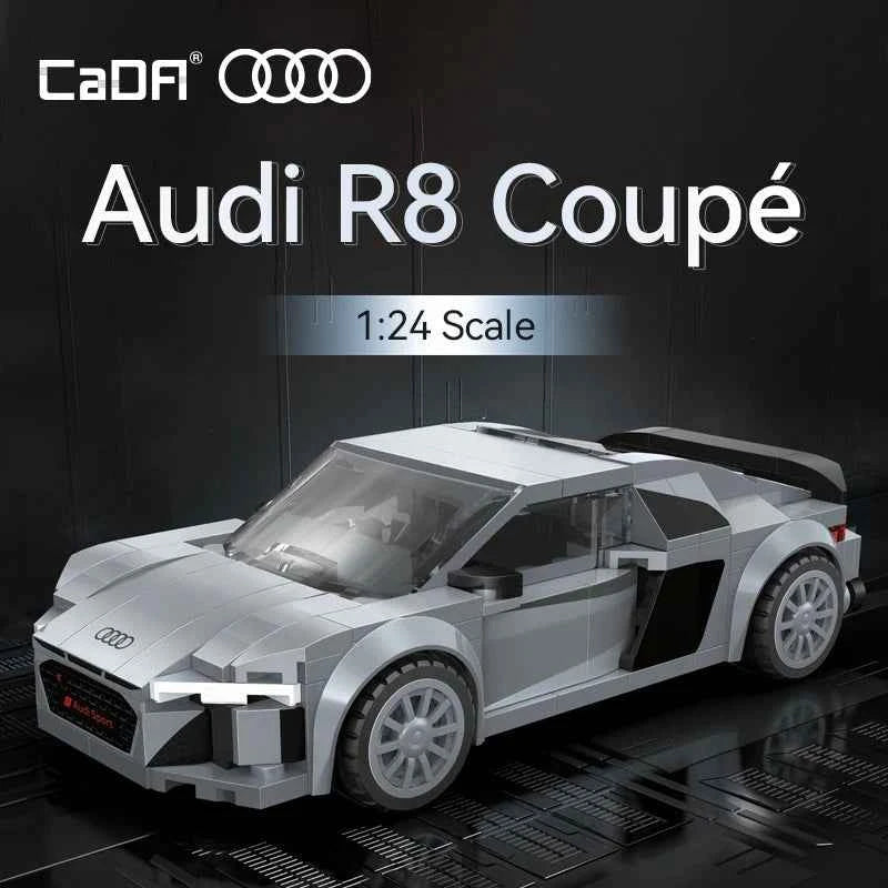 CaDA | 1:24 Car Series - Audi R8 Coupé 2019 199 Pieces Scale 1:24