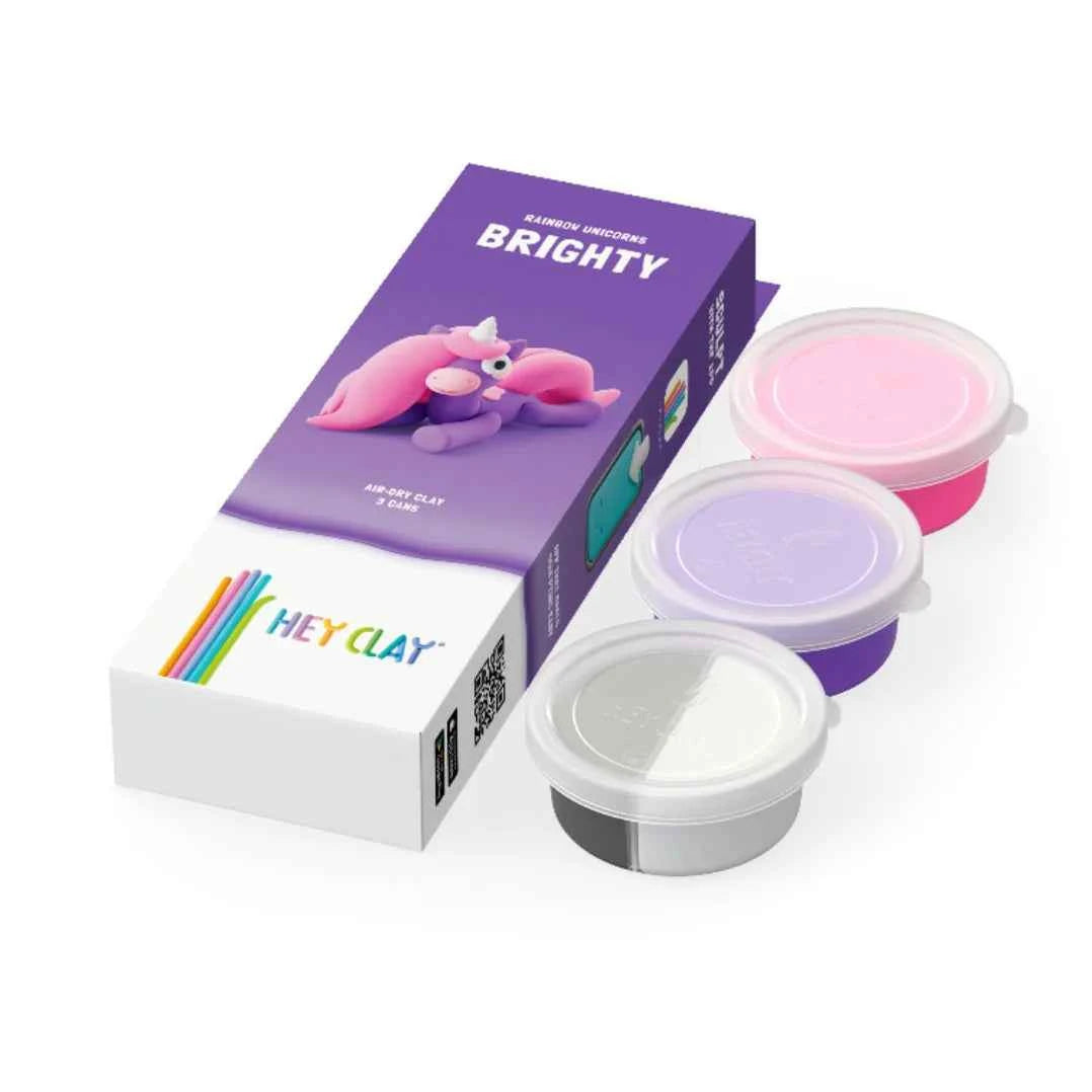 Hey Clay | Rainbow Unicorn Modeling Clay - Brighty