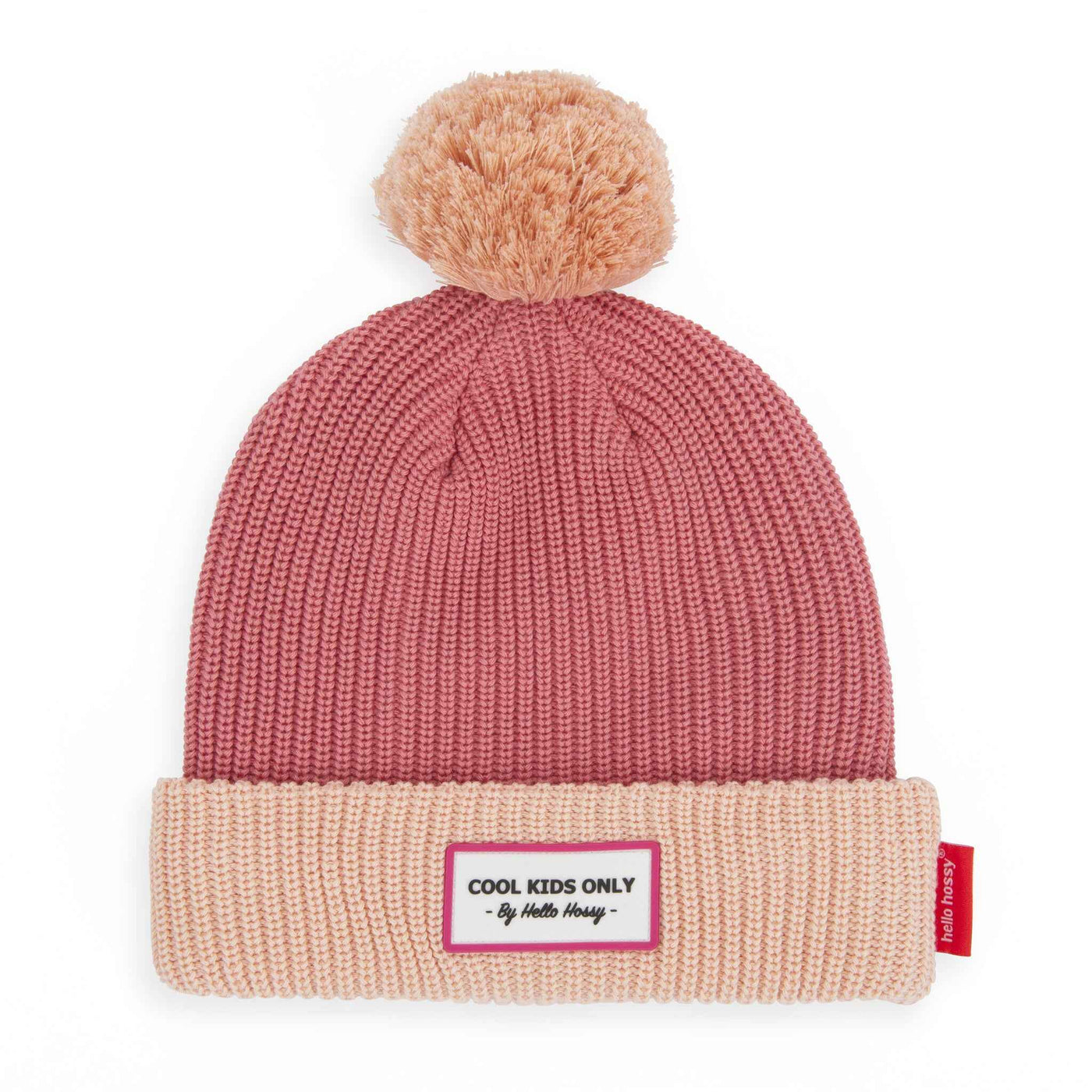 Hello Hossy Beanie Block Blush