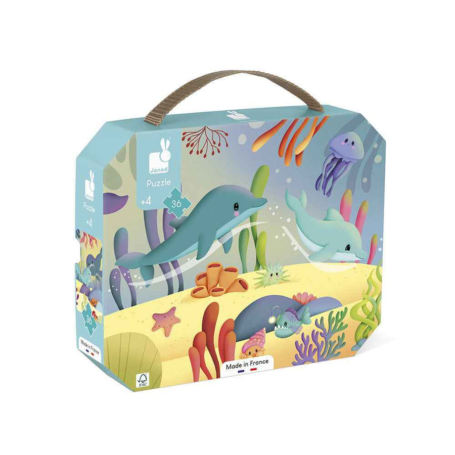 Janod | 36-piece Sea Animal Puzzle