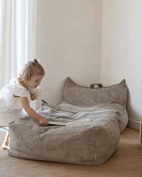 Kid's Concept | Kids' Base Pouf Grey/Brown