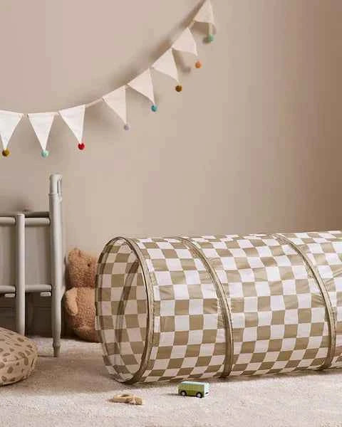 Kid's Concept | Star Tunnel Check Green
