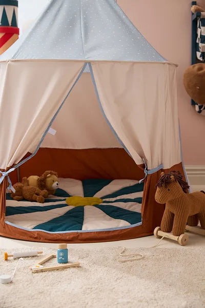 Kid's Concept | Speelmat Circus Teal