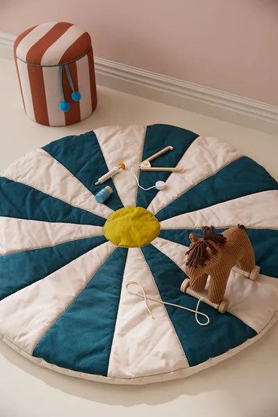 Kid's Concept | Speelmat Circus Teal