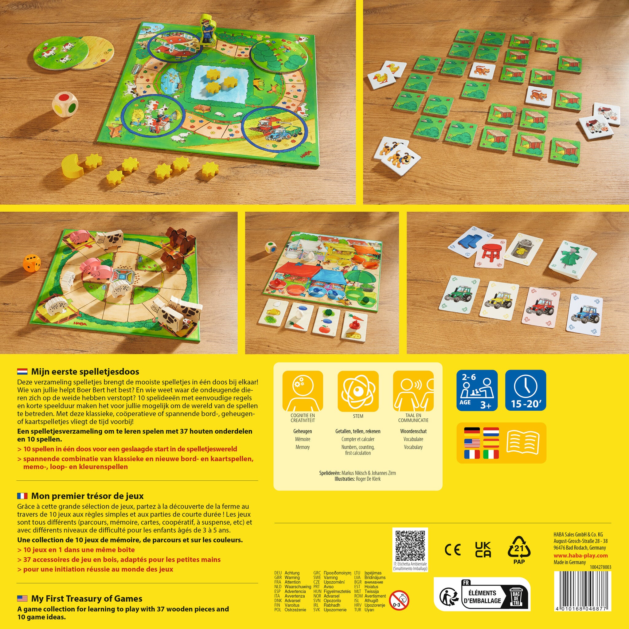 Haba | Bordspel Mijn Eerste Spelletjesdoos