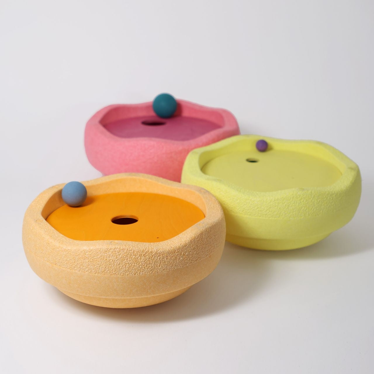 Grimm's | Grimm's x Stapelstein Rolling Discs Warm Pastel
