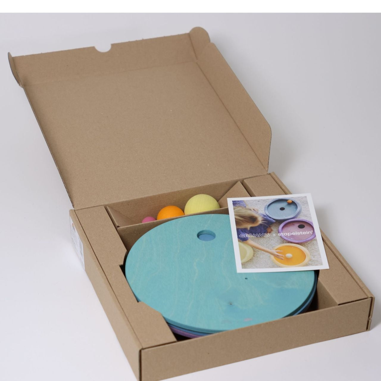 Grimm's | Grimm's x Stapelstein Rolling Discs Cool Pastel