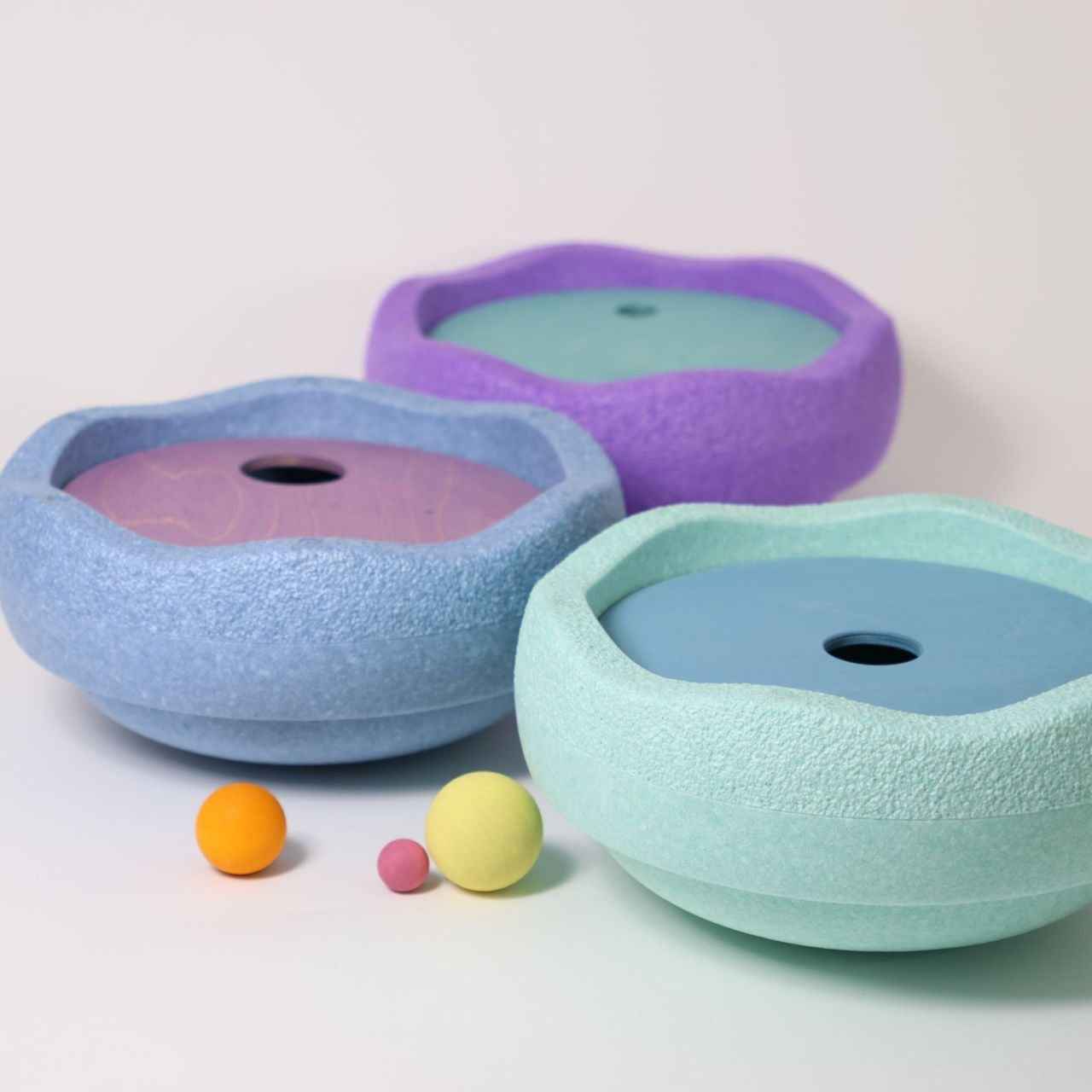 Grimm's | Grimm's x Stapelstein Rolling Discs Cool Pastel