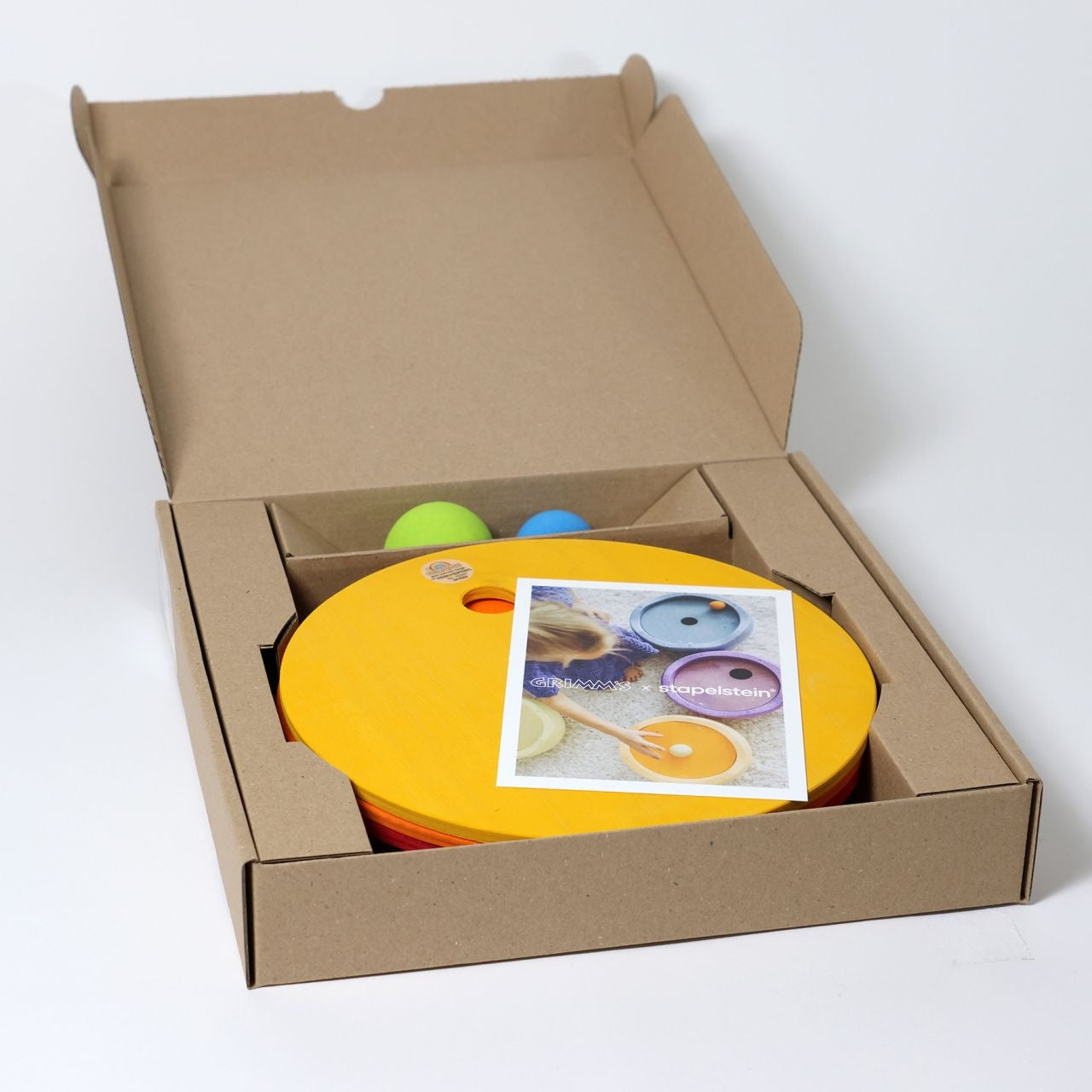 Grimm's | Grimm's x Stapelstein Rolling Discs Warm Classic