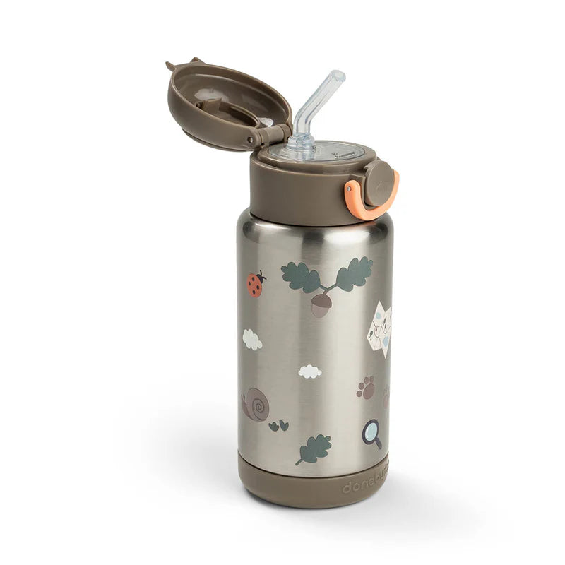 Done by Deer | rvs drinkfles tiny trails sand 340ml