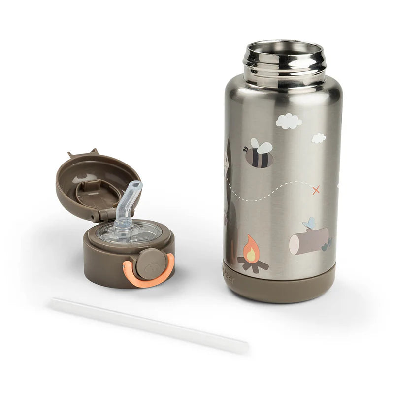 Done by Deer | rvs drinkfles tiny trails sand 340ml