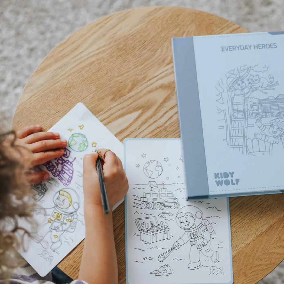 Kidywolf | Kidydraw pad refill everyday heroes 6y+