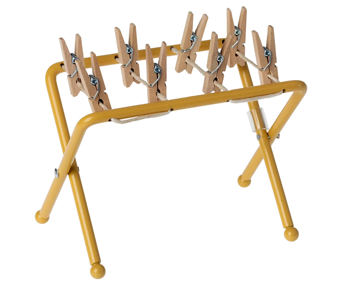 Maileg wasrek met wasknijpers Ocher