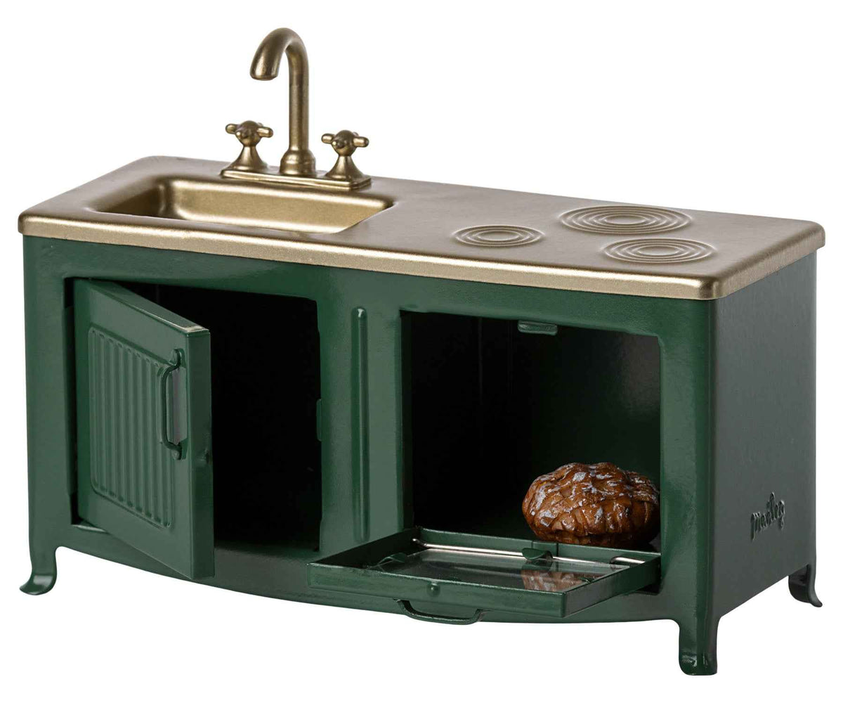 Maileg Kitchen Mouse, Dark Green