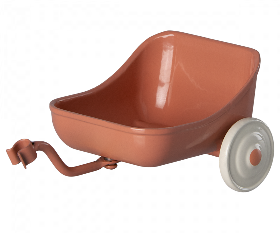 Maileg Tricycle Trailer Mouse Coral