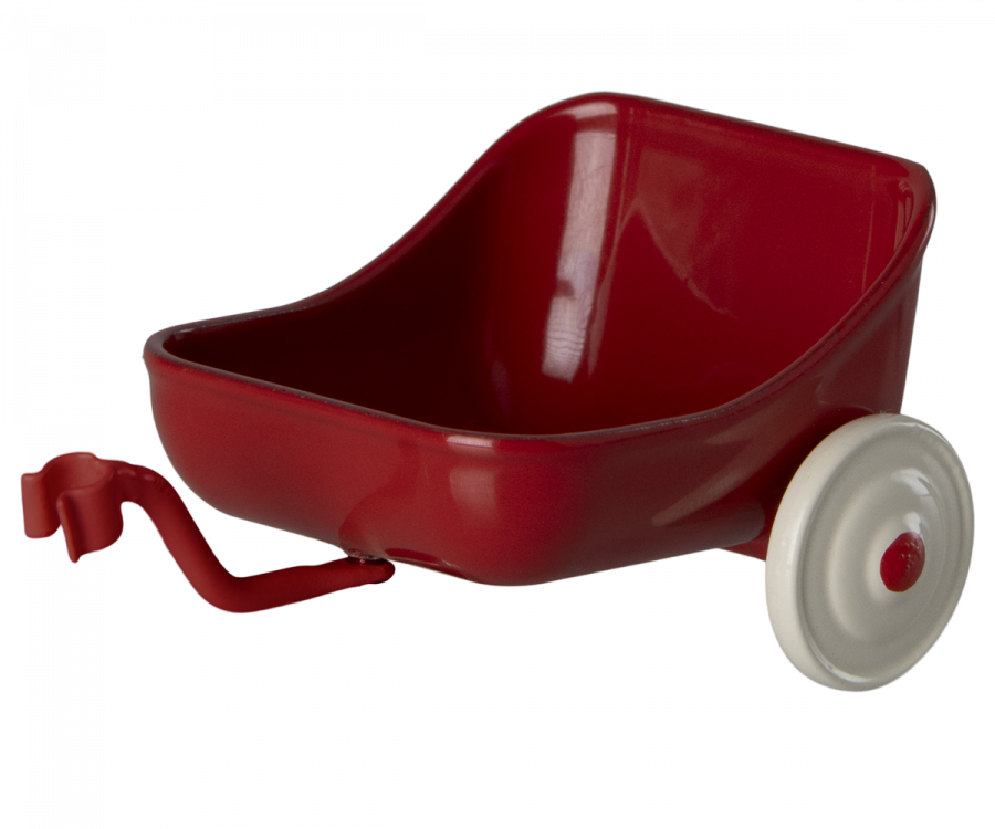 Maileg Red Mouse Tricycle Trailer