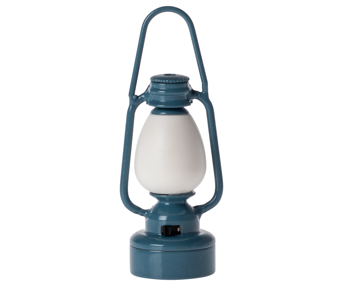 Maileg | Vintage lantern, Mouse - Blue
