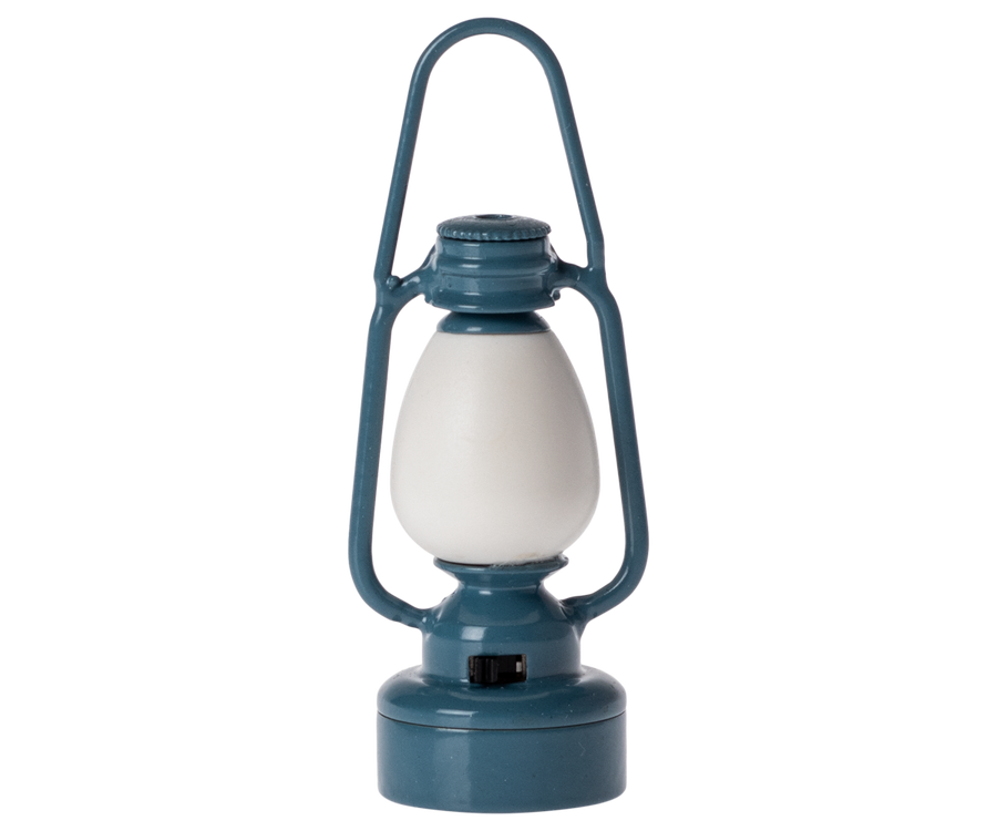 Maileg | Vintage lantern, Mouse - Blue