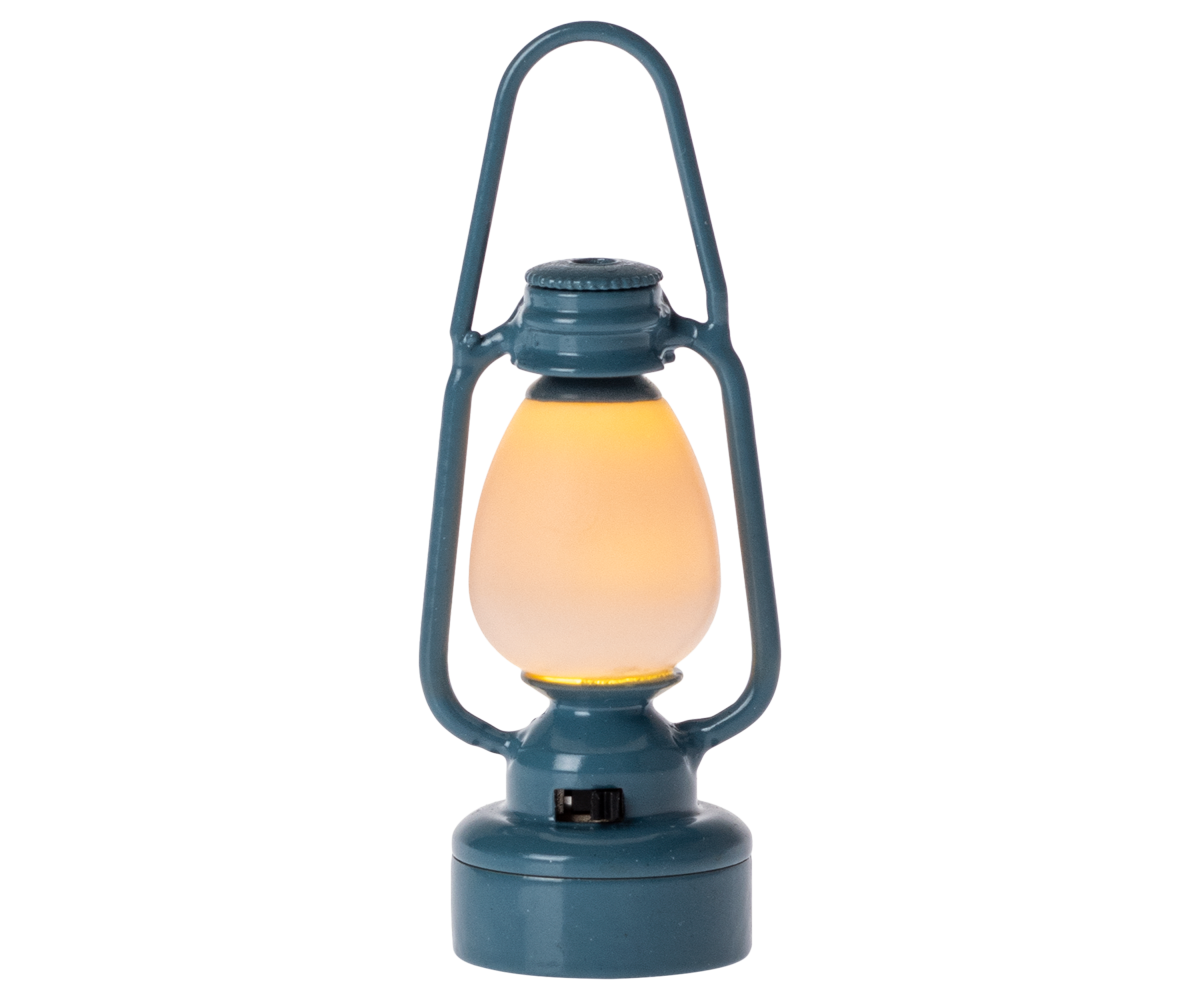 Maileg | Vintage lantern, Mouse - Blue